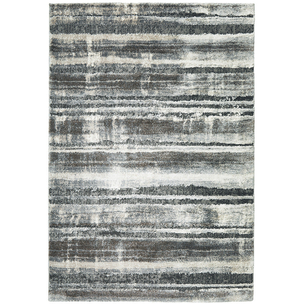 Turin 425 Slate Modern Shag Rug - Rugs Of Beauty - 1