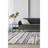 Turin 425 Slate Modern Shag Rug - Rugs Of Beauty - 3