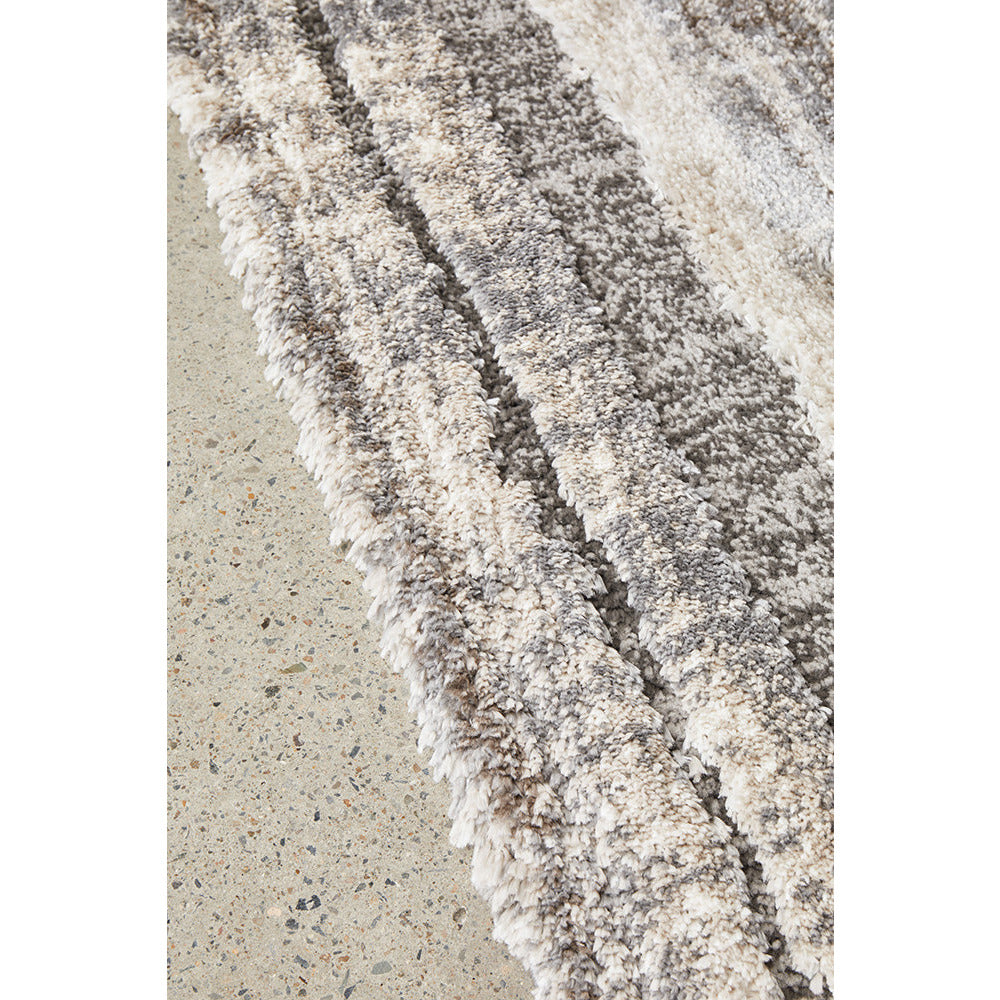 Turin 425 Slate Modern Shag Rug - Rugs Of Beauty - 6