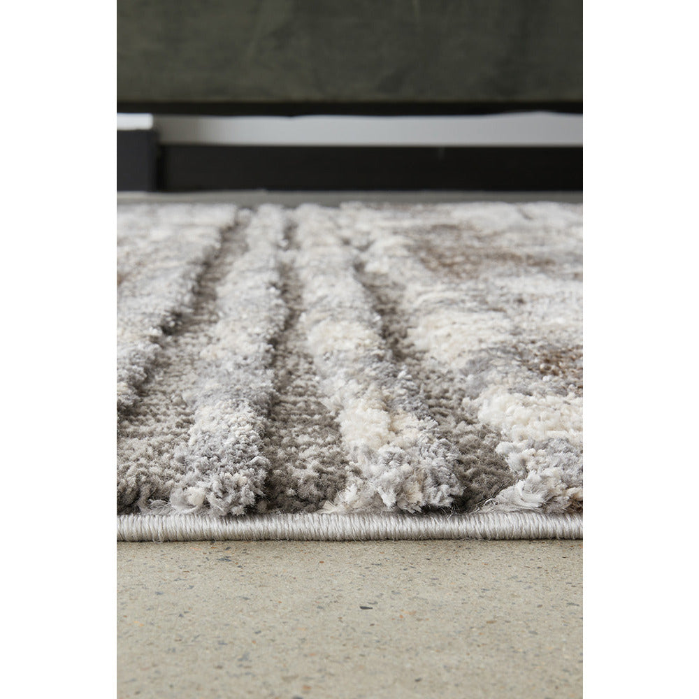 Turin 425 Slate Modern Shag Rug - Rugs Of Beauty - 7