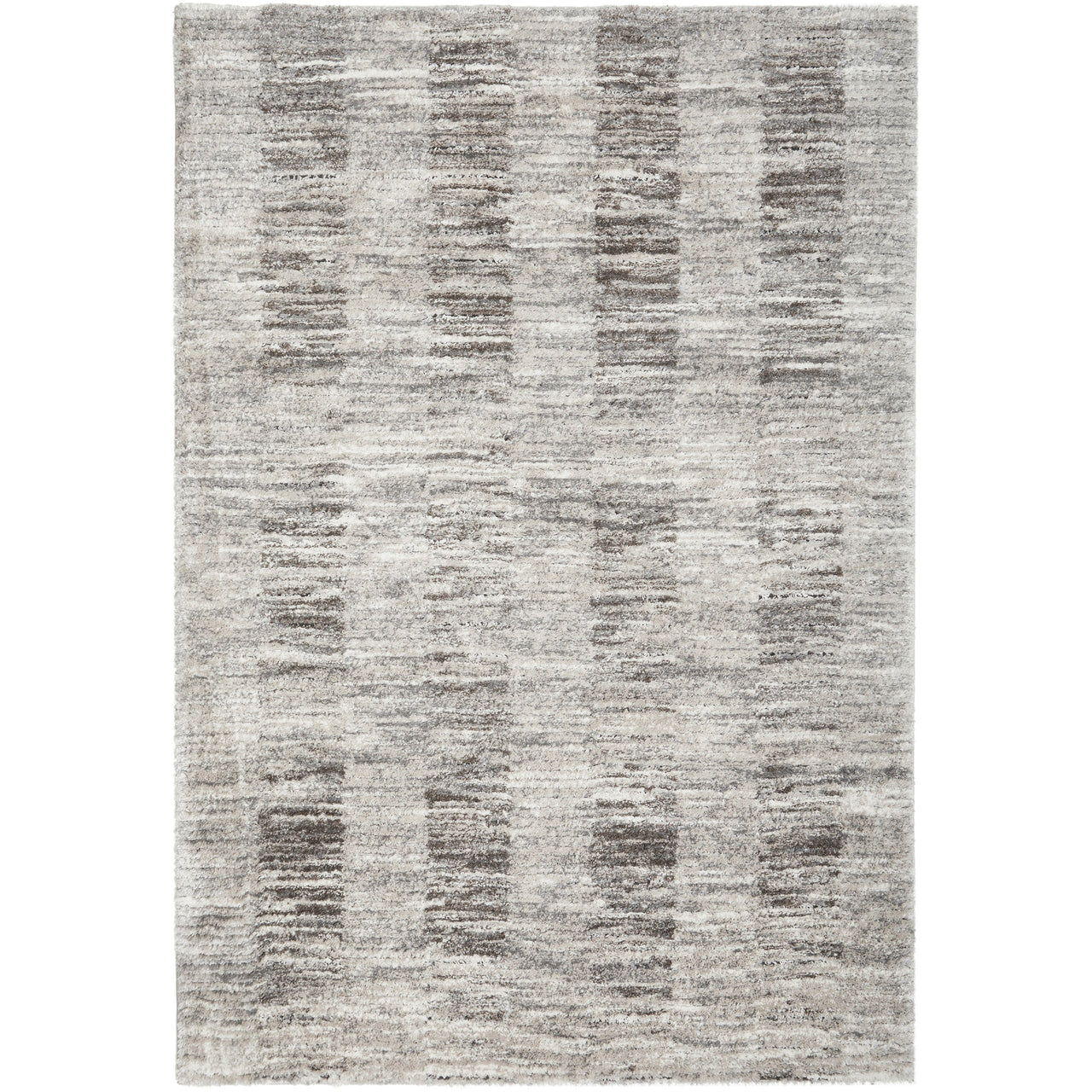 Turin 427 Steel Grey Modern Shag Rug - Rugs Of Beauty - 1