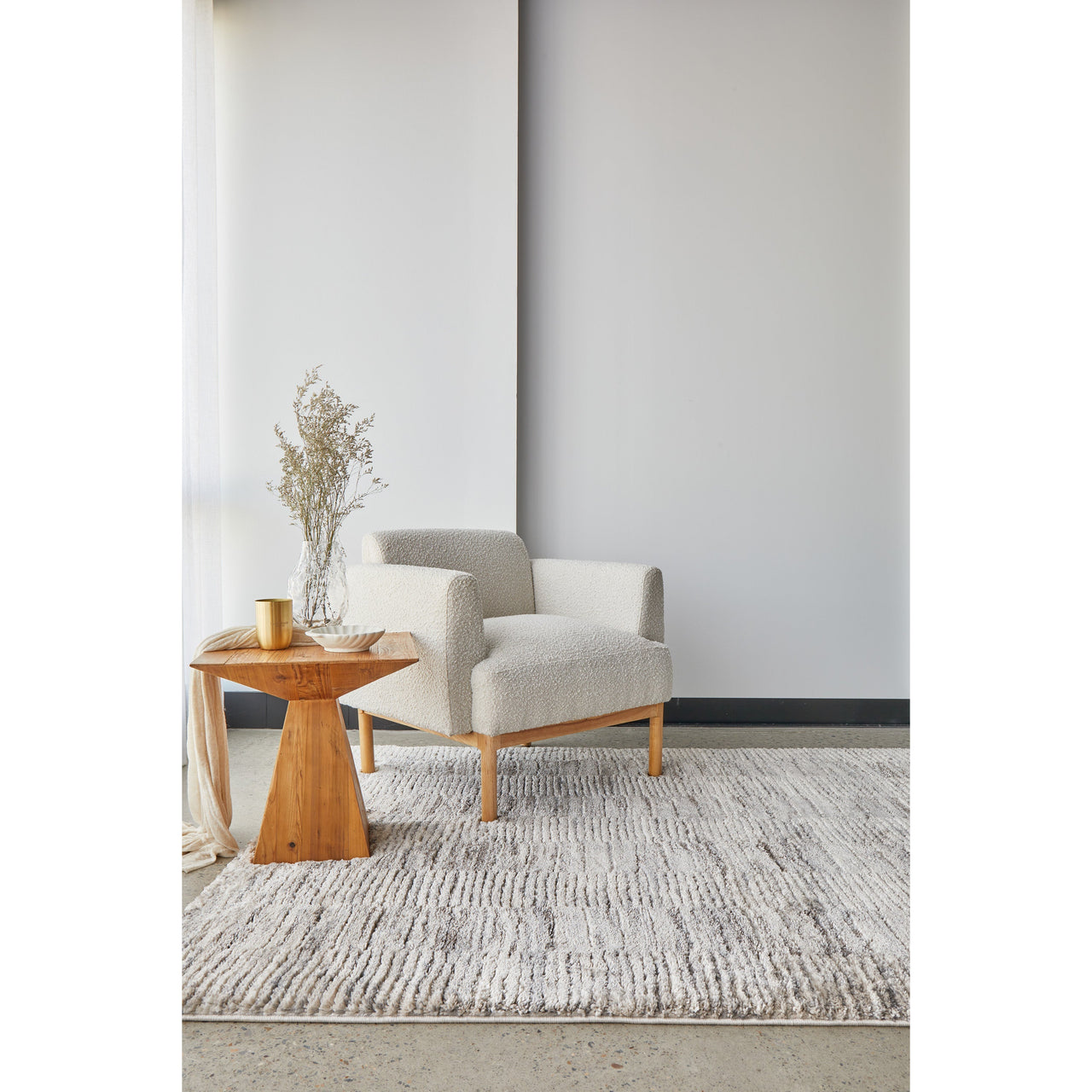 Turin 427 Steel Grey Modern Shag Rug - Rugs Of Beauty - 2