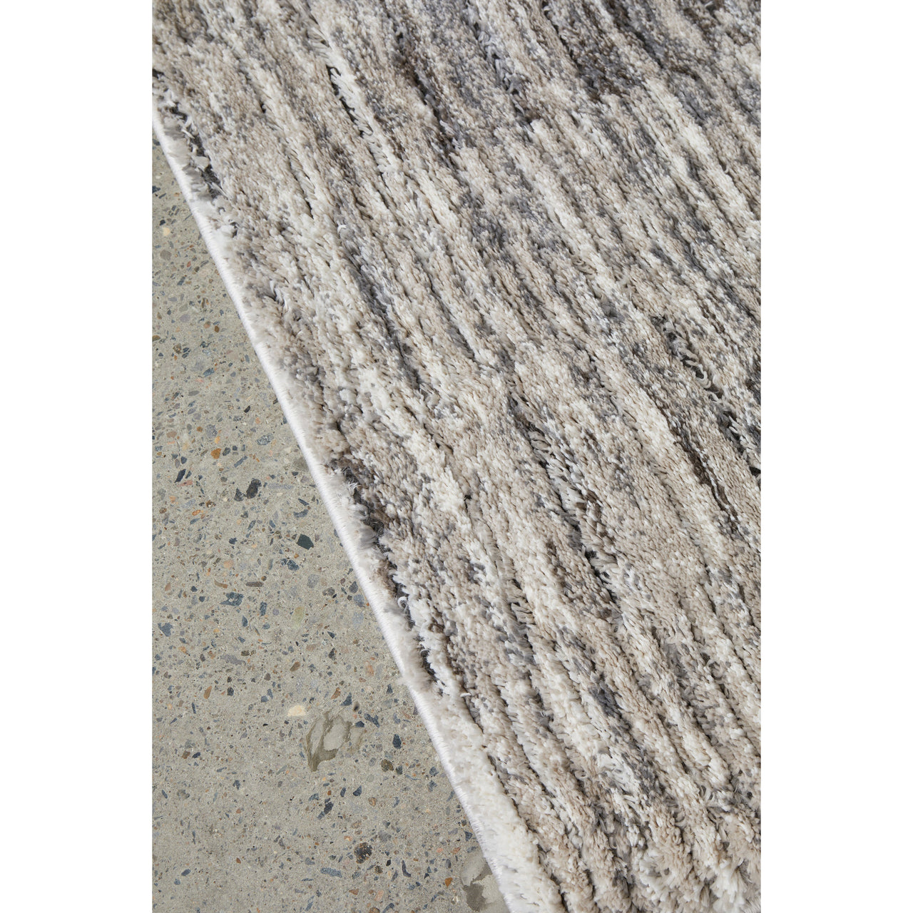 Turin 427 Steel Grey Modern Shag Rug - Rugs Of Beauty - 5