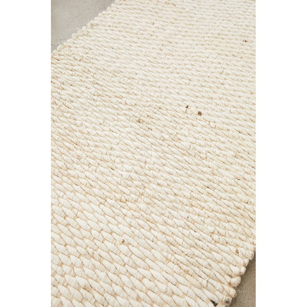 Brighton 2578 White Jute Runner Rug - Rugs Of Beauty - 3