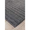 Luja 401 Charcoal Grey Modern Designer Wool Viscose Rug - Rugs Of Beauty - 5