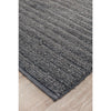 Luja 401 Charcoal Grey Modern Designer Wool Viscose Rug - Rugs Of Beauty - 5