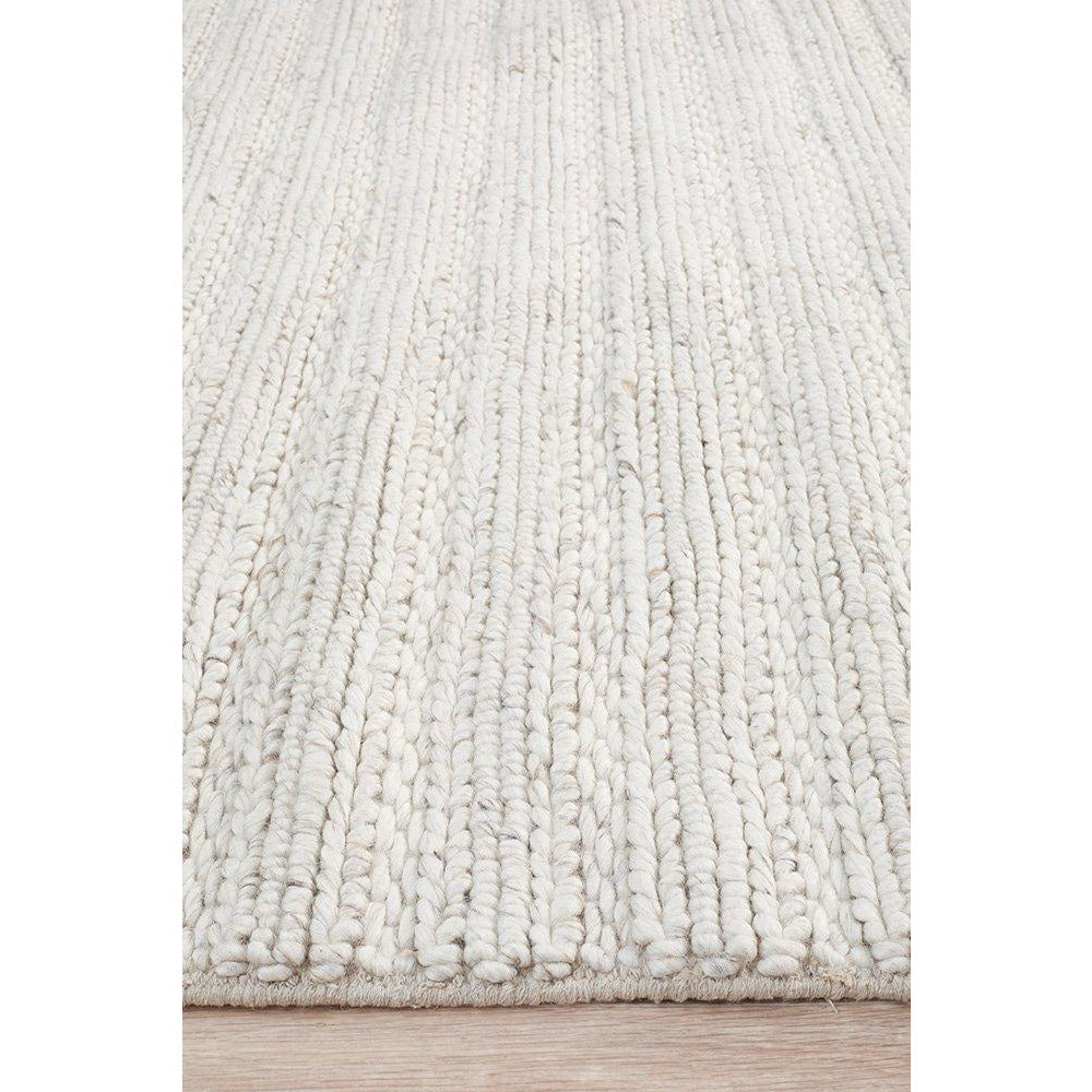 Luja 401 Ivory Wool Viscose Modern Designer Rug – Rugs Of Beauty