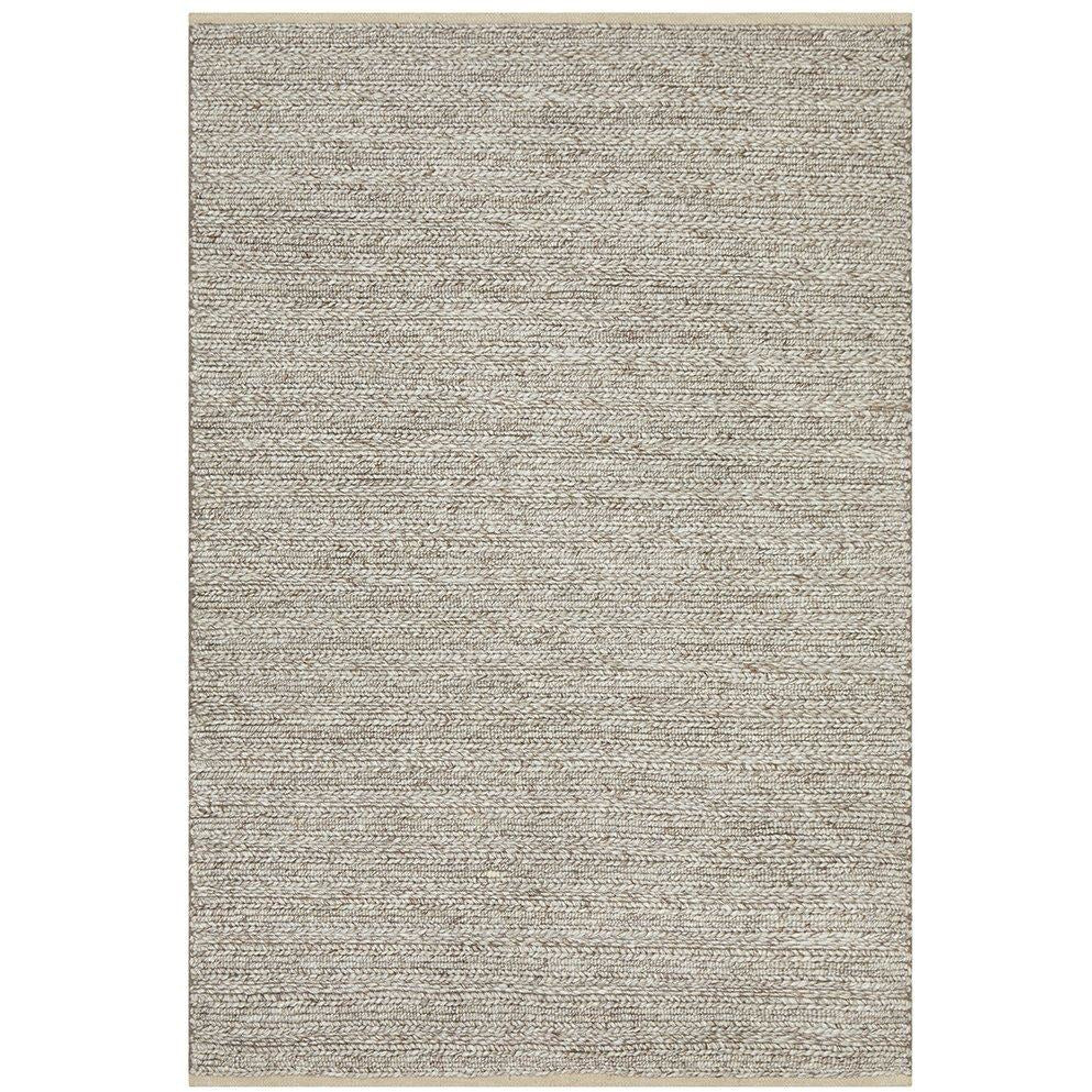 Luja 401 Natural Modern Designer Wool Viscose Rug - Rugs Of Beauty - 1