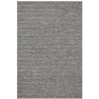 Luja 401 Steel Grey Modern Designer Wool Viscose Rug - Rugs Of Beauty - 1