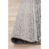 Luja 401 Steel Grey Modern Designer Wool Viscose Rug - Rugs Of Beauty - 7