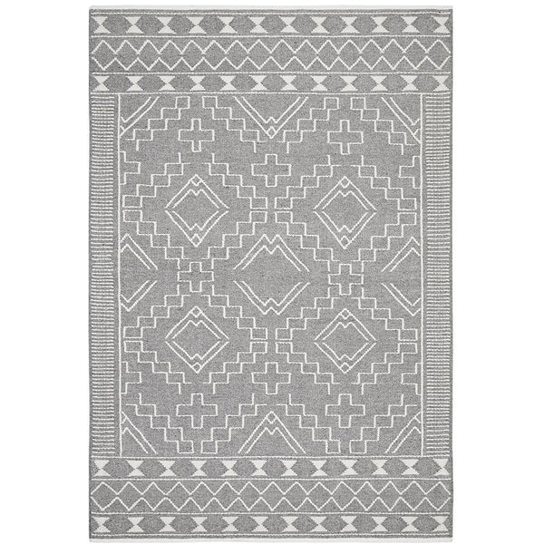 Vasteras 1252 Grey Scandinavian Wool Rug - Rugs Of Beauty - 1