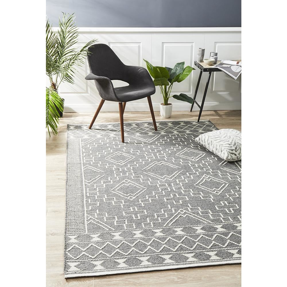 Vasteras 1252 Grey Modern Wool Rug - Rugs Of Beauty - 2