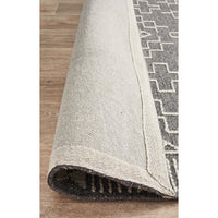 Vasteras 1252 Grey Modern Scandinavian Wool Rug - Rugs Of Beauty - 7
