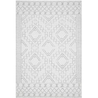 Vasteras 1252 Ivory White Scandinavian Wool Rug - Rugs Of Beauty - 1