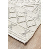 Vasteras 1252 Ivory White Modern Scandinavian Wool Rug - Rugs Of Beauty - 3