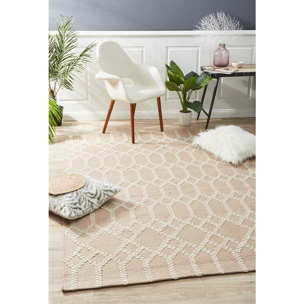 Vasteras 1255 Nude Modern Rug - Rugs Of Beauty - 2