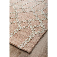 Vasteras 1255 Nude Scandinavian Patterned Rug - Rugs Of Beauty - 3