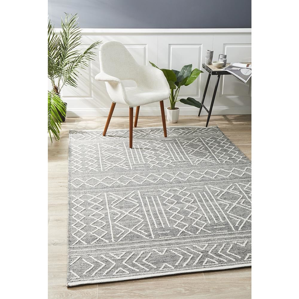 Vasteras 1257 Grey Modern Wool Rug - Rugs Of Beauty - 2