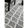 Kalix Grey Hand Loomed Modern Wool Polyester Rug - Rugs Of Beauty - 3