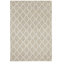 Kalix Natural Hand Loomed Modern Wool Polyester Rug - Rugs Of Beauty - 1