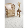 Kalix White Hand Loomed Modern Wool Polyester Rug - Rugs Of Beauty - 4