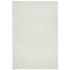 Kalix White Hand Loomed Modern Wool Polyester Rug - Rugs Of Beauty - 1