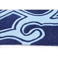 Gothic Tribal Design Rug Navy - Rugs Of Beauty