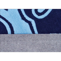 Gothic Tribal Design Rug Navy - Rugs Of Beauty