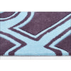Gothic Tribal Design Rug Smoke Grey and Blue - Rugs Of Beauty