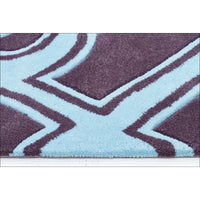 Gothic Tribal Design Rug Smoke Grey and Blue - Rugs Of Beauty