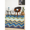 Eclectic Chevron Rug Navy Blue - Rugs Of Beauty