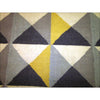 Handwoven Woollen Durrie Rug - Sweden 1005 - Yellow/Grey - Rugs Of Beauty