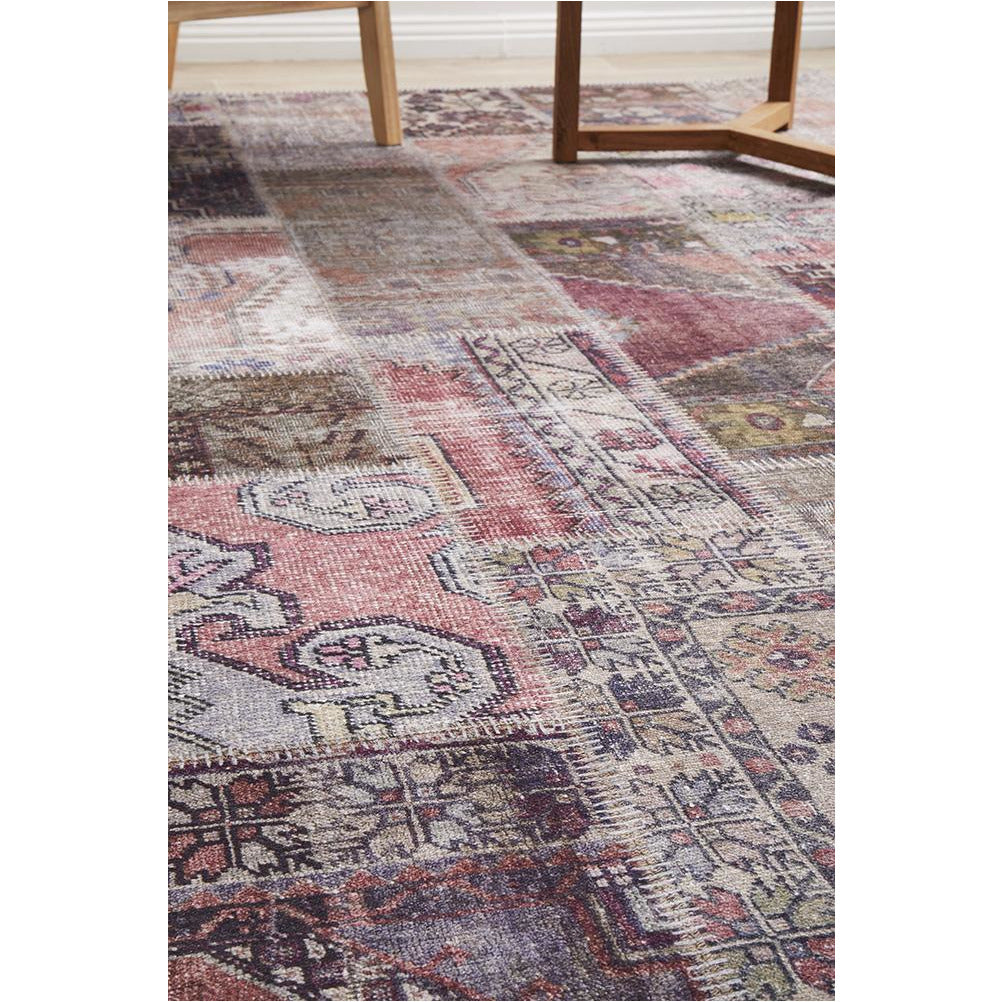 Sochi 258 Patchwork Earth Transitional Rug - Rugs Of Beauty - 8