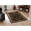 Lafia 752 Black Traditional Floral Pattern Rug - Rugs Of Beauty - 2