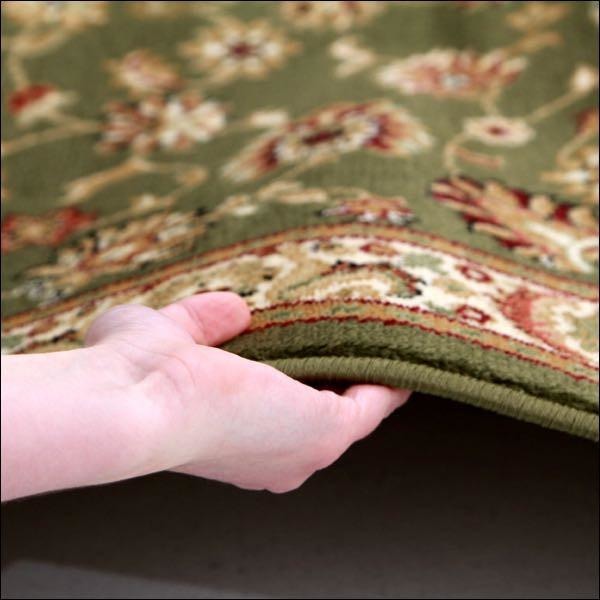 Lafia 752 Green Traditional Floral Pattern Rug - Rugs Of Beauty - 5