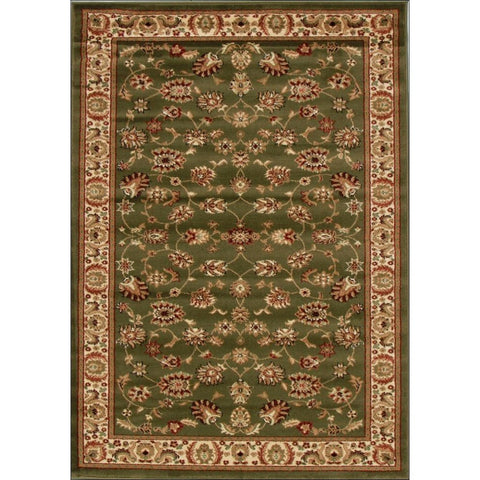 Lafia 752 Green Traditional Floral Pattern Rug - Rugs Of Beauty - 1