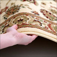 Lafia 752 Ivory Traditional Floral Pattern Rug - Rugs Of Beauty - 5