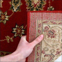 Lafia 752 Red Traditional Floral Pattern Rug - Rugs Of Beauty - 4