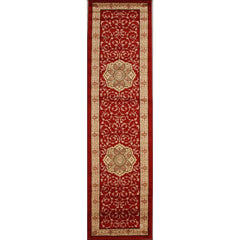 Lafia 751 Red Traditional Pattern Runner Rug - Rugs Of Beauty - 1