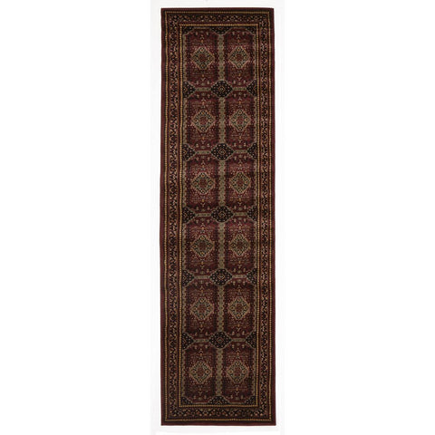 Lafia 753 Red Traditional Pattern Runner Rug - Rugs Of Beauty - 1