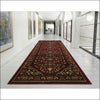 Lafia 754 Red Traditional Floral Pattern Runner Rug - Rugs Of Beauty - 2