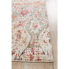 Amunet Red Blue Rust Multi Coloured Faded Transitional Patterned Rug - Rugs Of Beauty - 4