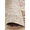 Amunet Red Blue Rust Multi Coloured Faded Transitional Patterned Rug - Rugs Of Beauty - 7