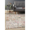 Amunet Red Blue Rust Multi Coloured Faded Transitional Patterned Rug - Rugs Of Beauty - 2