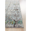 Amunet Blue Aqua Taupe Multi Coloured Faded Transitional Patterned Rug - Rugs Of Beauty - 4