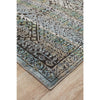 Amunet Blue Multi Coloured Faded Transitional Geometric Patterned Rug - Rugs Of Beauty - 3