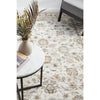 Sumy 126 Ivory Umber Gold Floral Traditional Rug - Rugs Of Beauty - 4
