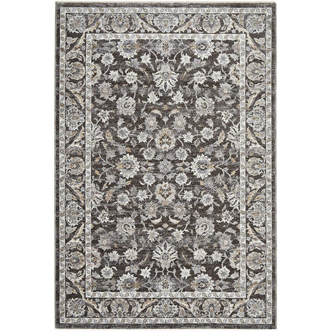 Sumy 127 Umber Ivory Bronze Floral Traditional Rug - Rugs Of Beauty - 1
