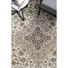 Sumy 128 Silver Ivory Multi Colour Floral Traditional Rug - Rugs Of Beauty - 4
