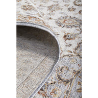 Sumy 128 Silver Ivory Multi Colour Floral Traditional Rug - Rugs Of Beauty - 9